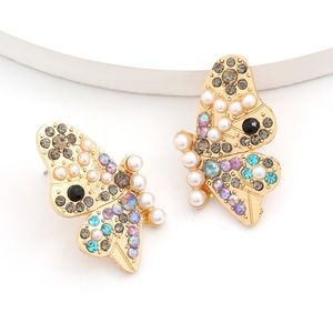 Color fun butterfly earrings